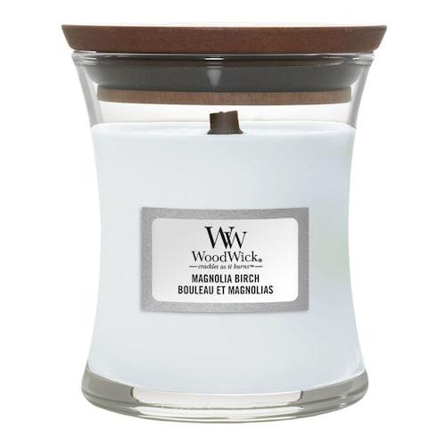 WOOD WICK - Malá vonná svíčka Magnolia Birch